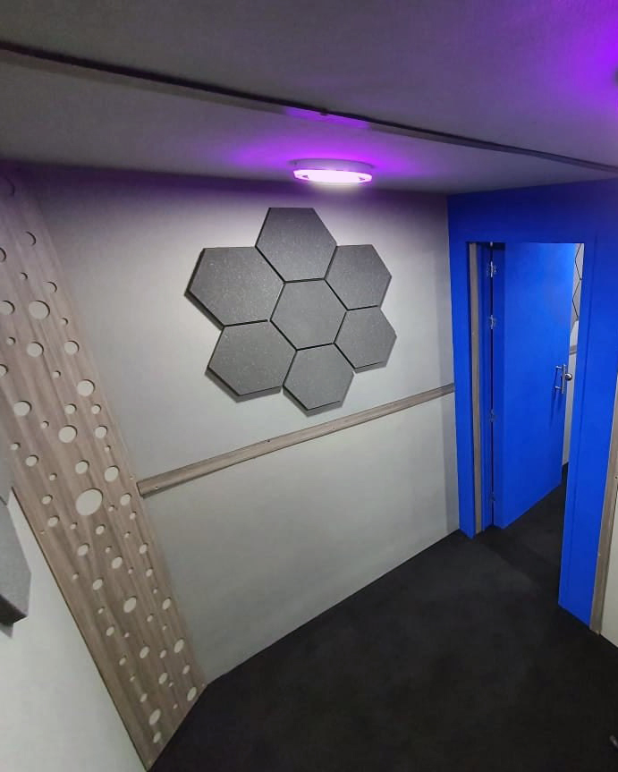 Acústica arquitectónica Booth Studio Audible